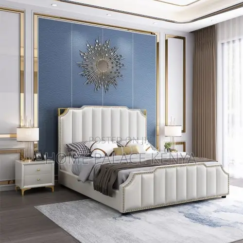 Bed; Modern Luxury King Size Bedroom Bed for Spacious Master Suites