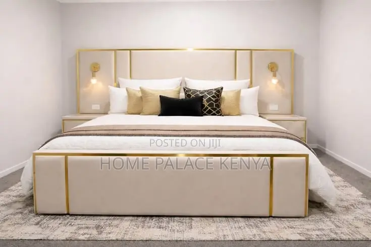 Bed; Modern Luxury King Size Bedroom Bed for Spacious Master Suites