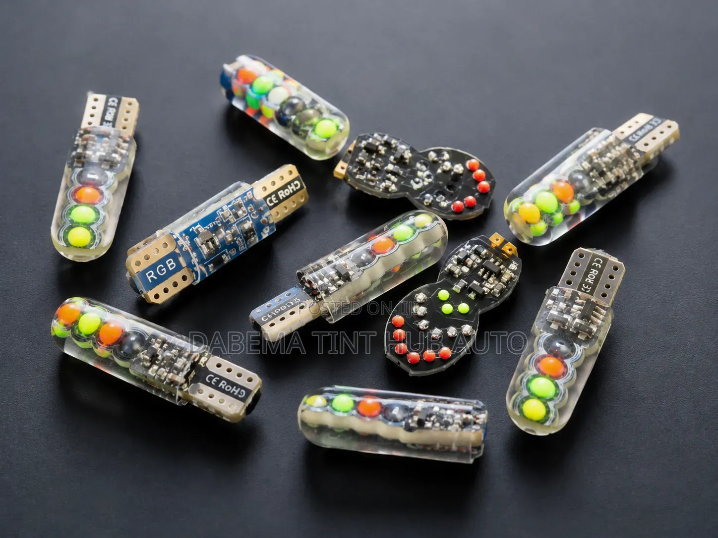 Multi-Colour LED Parking Bulbs