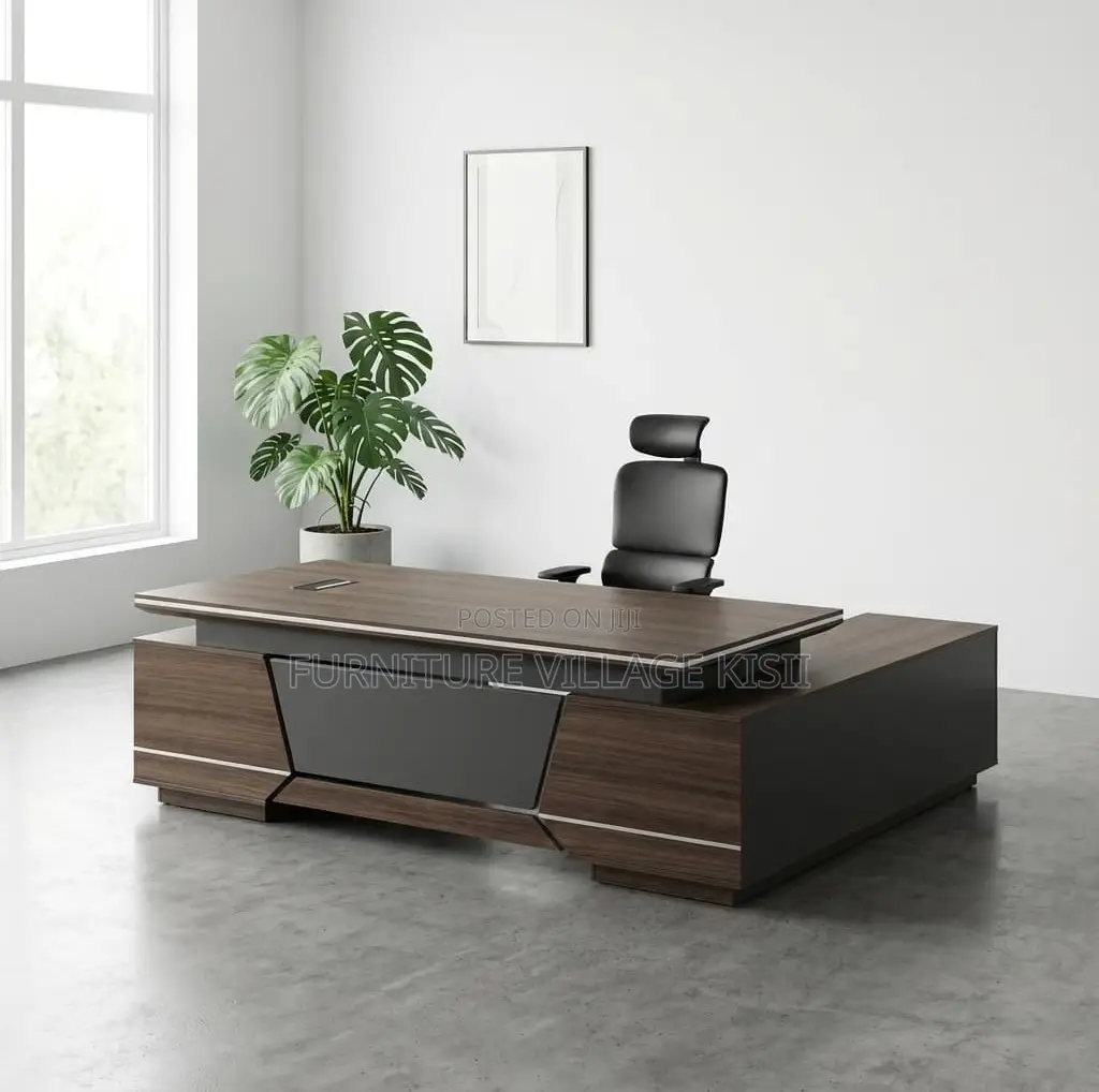 Office Desk: Excutive L-Shaped Desk 240Cm