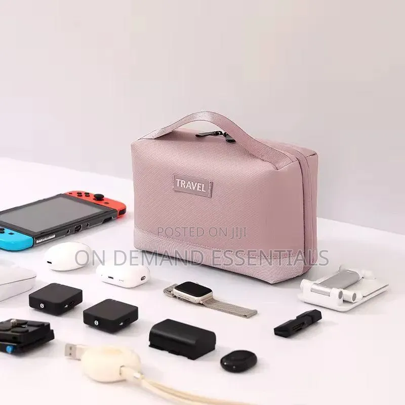 Shiny Matte Make Up Bag/ Cosmetics Bag Colors: Pink