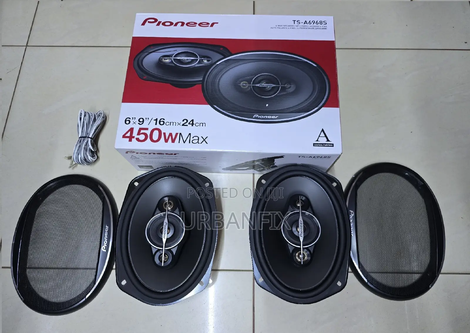 Pioneer TS-A6968S 450watts Powerful Midrange Speakers- A Pair