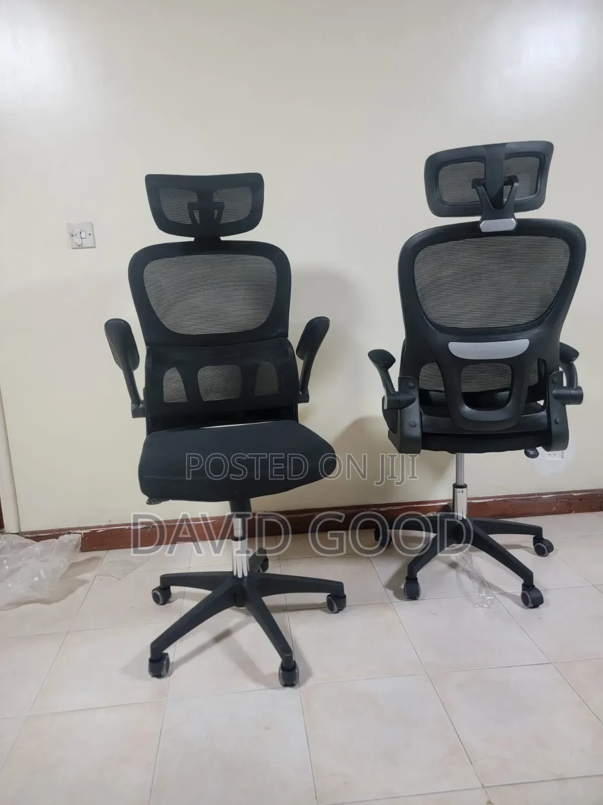 Orthopedic Office Chair Black Reb