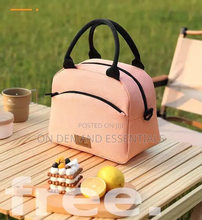 New Half Round Large Capacity Insulation Lunch Bag
