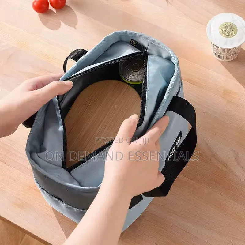 EPE Foam Large Capacity Thermal/Cool Insulated Lunch Lag With Zipper