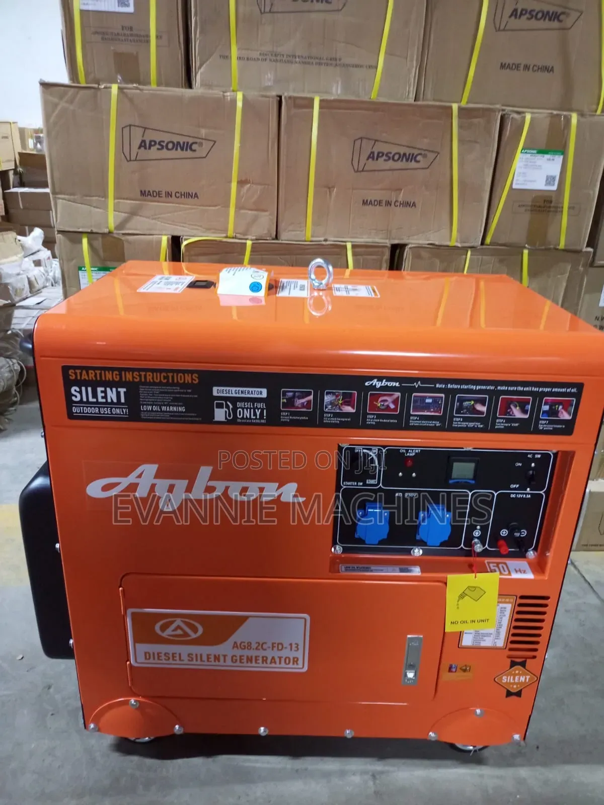 Silent Diesel Generator Heavy Duty 10KVA