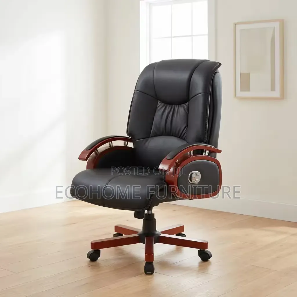 Executive Office Chair High Back Leather Managerial Chair