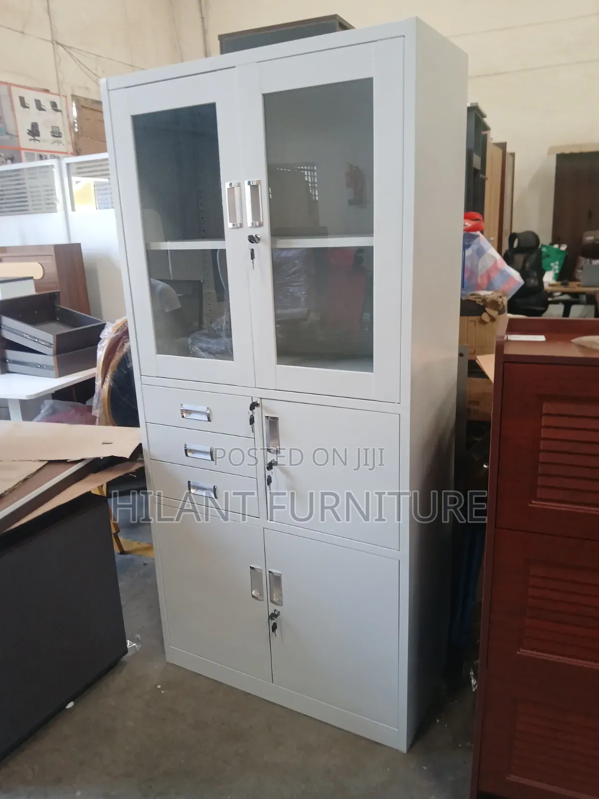 Steel File Cabinet With Safe