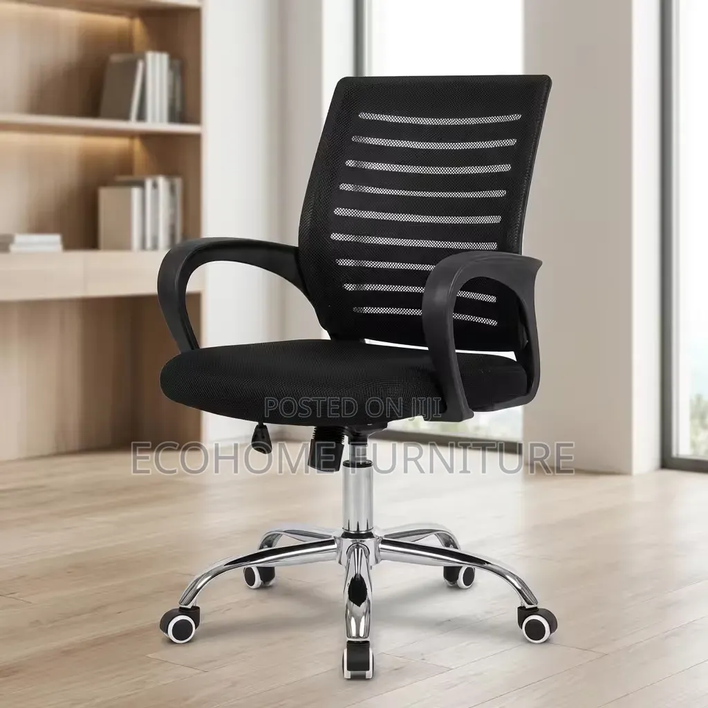 Office Chair Ergonomic Mesh Back Adjustable Swivel Chair
