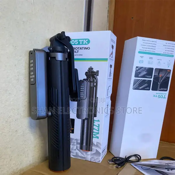 Ultra-Long Extension T05 Tk 360° Rotating Pan Tilt Selfie Stick