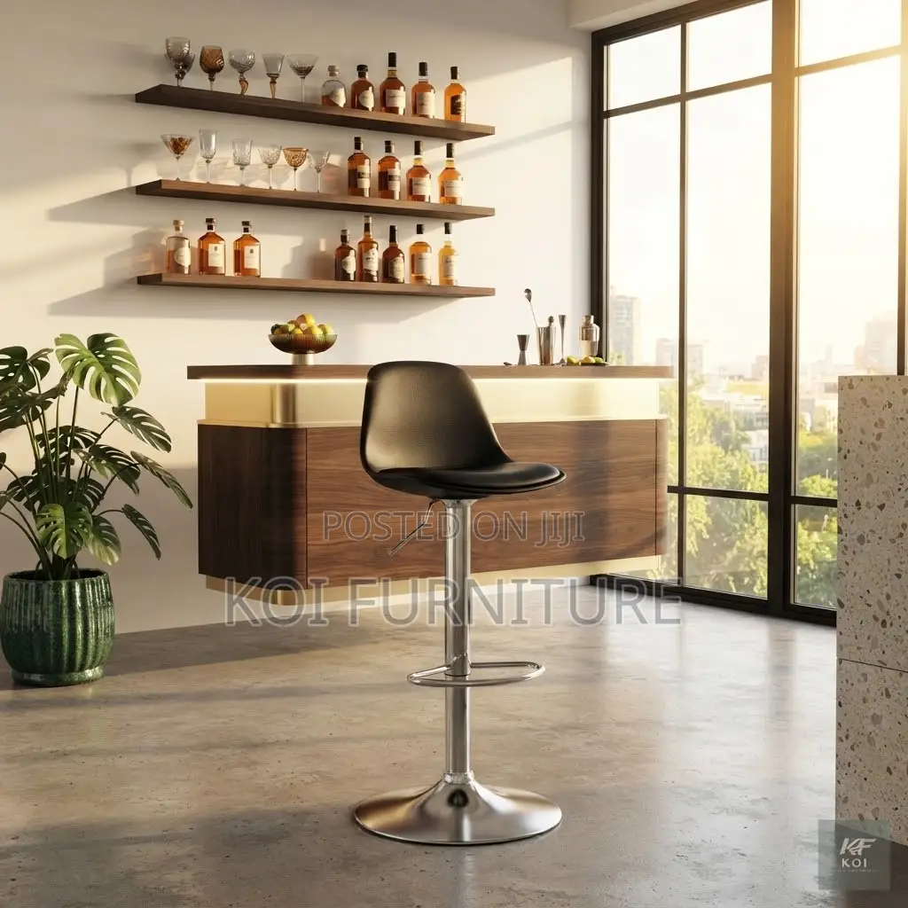 Barstool; Moz Adjustable Bar Stool