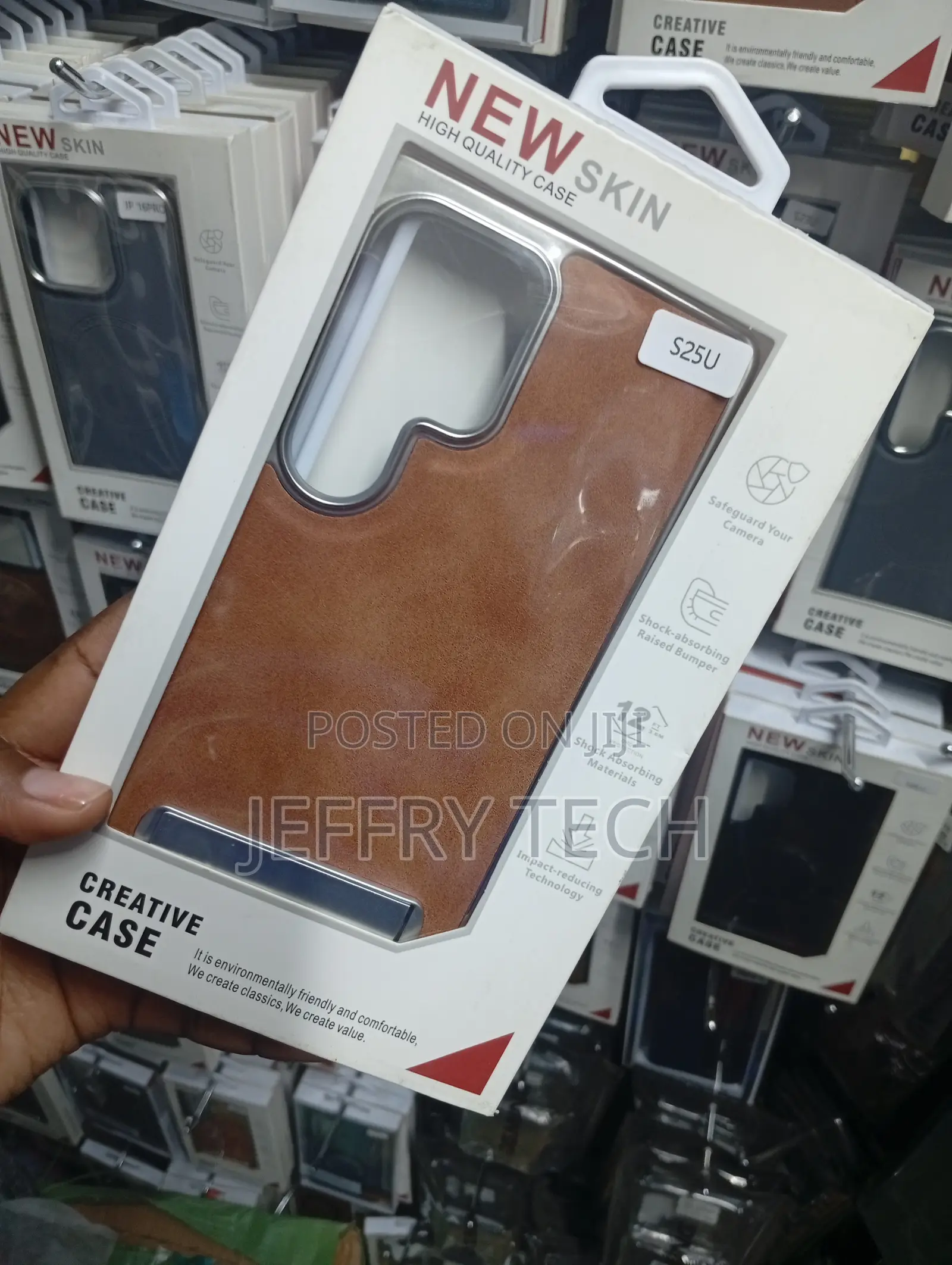 Shock-Absorbing Raised Bumper Designed for the Samsung Galaxy S25