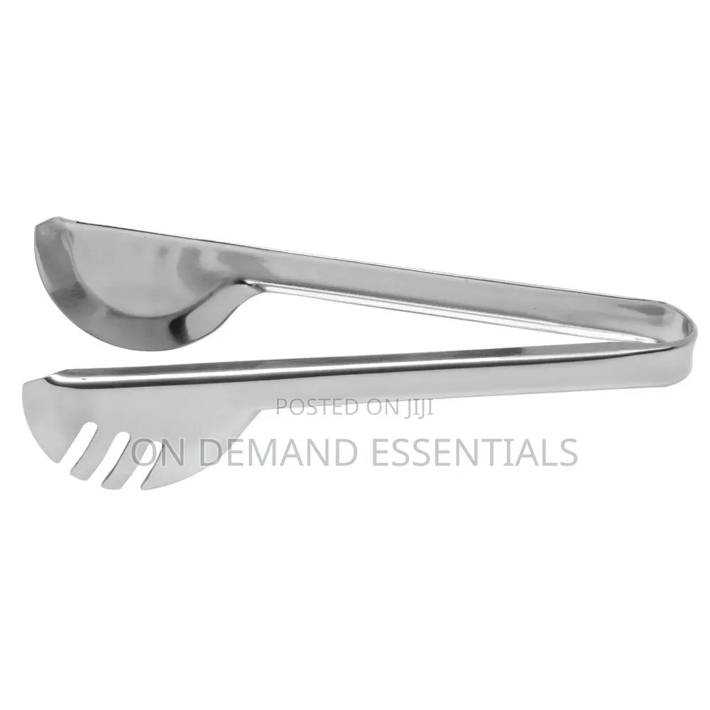 Oval Stainless Steel Pastries Tong