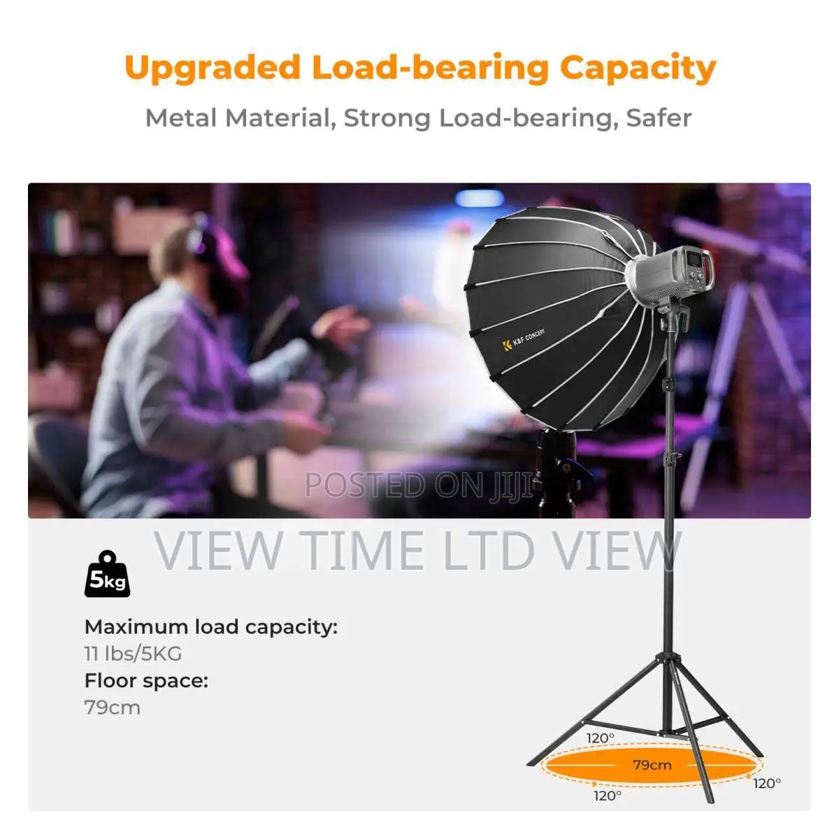 K F Concept 2m Portable Photography Light Stand