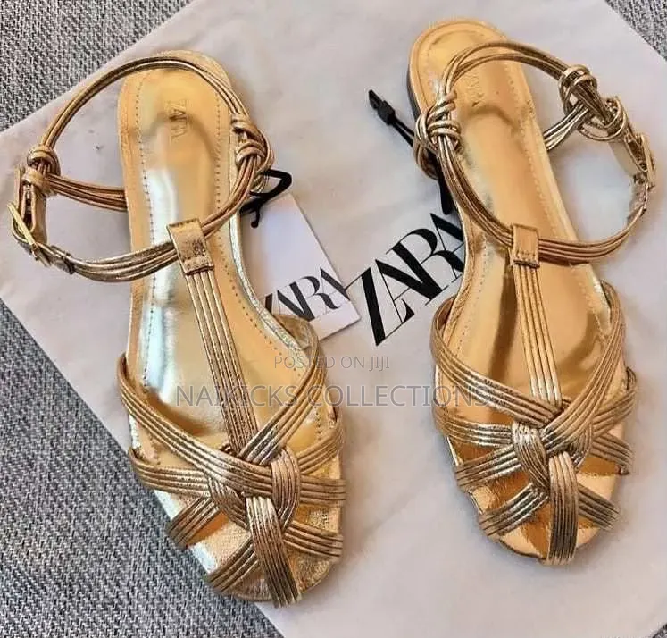 Zara Gold Sandals