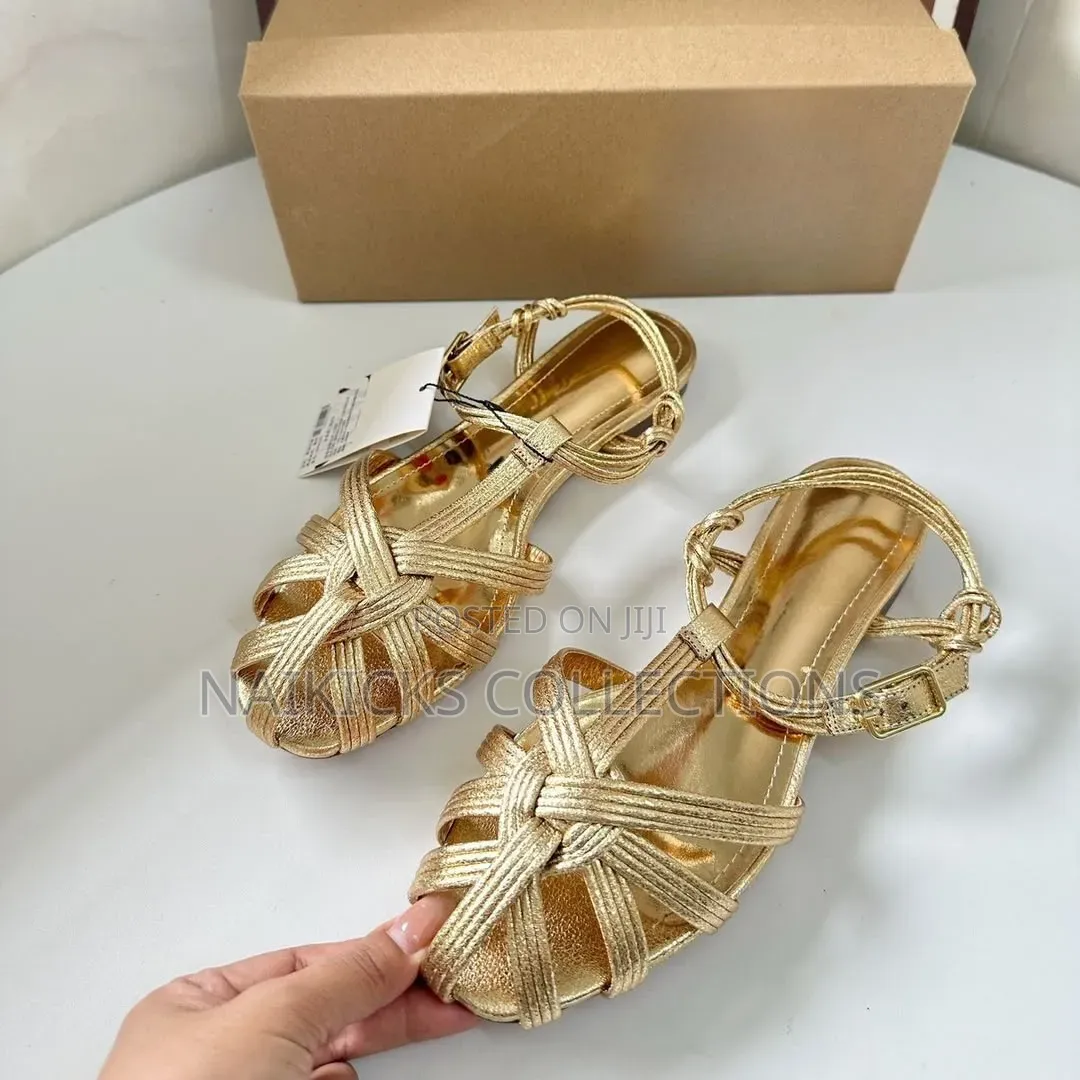 Zara Gold Sandals