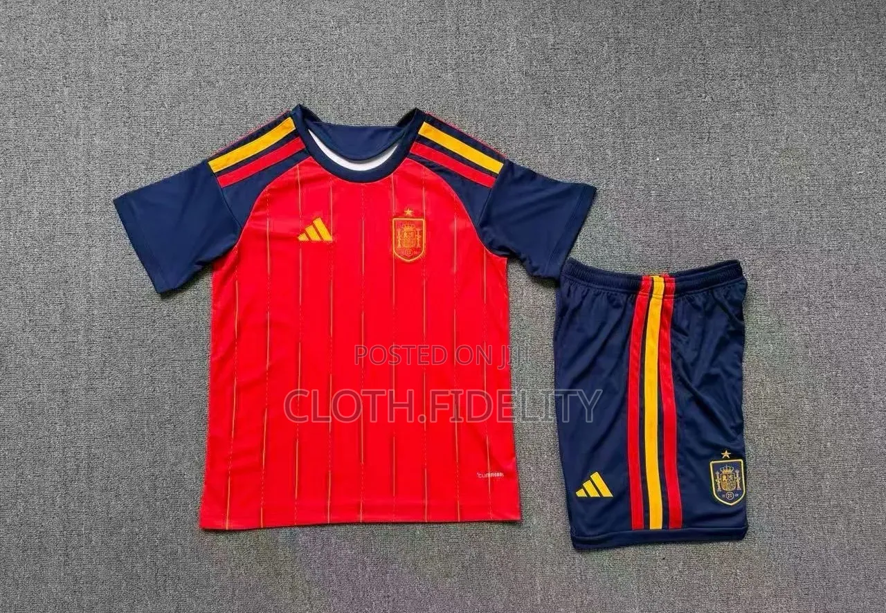 Spain World Cup Kids Jersey 2026.