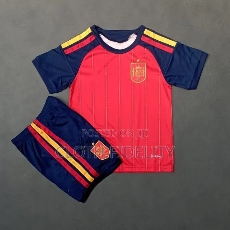 Spain World Cup Kids Jersey 2026.