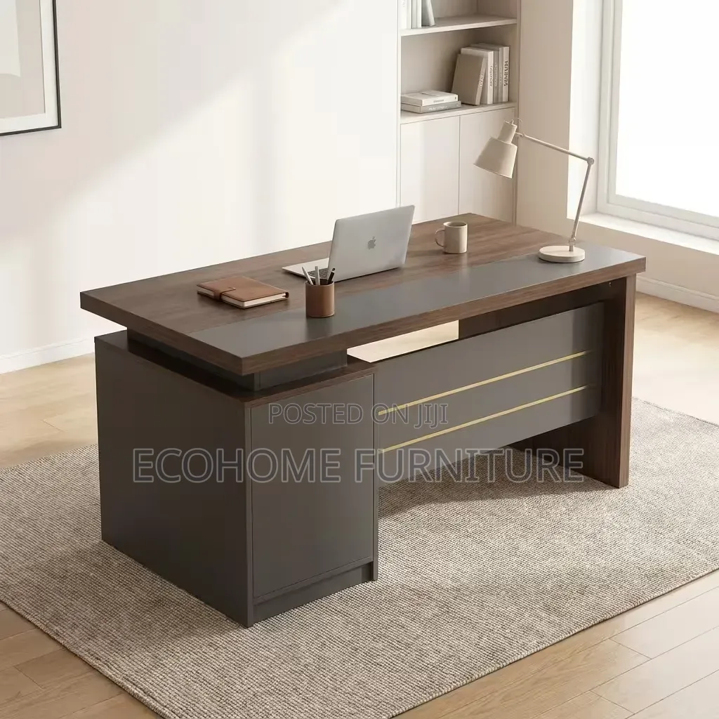 Office Desk Executive Computer Workstation With Drawers