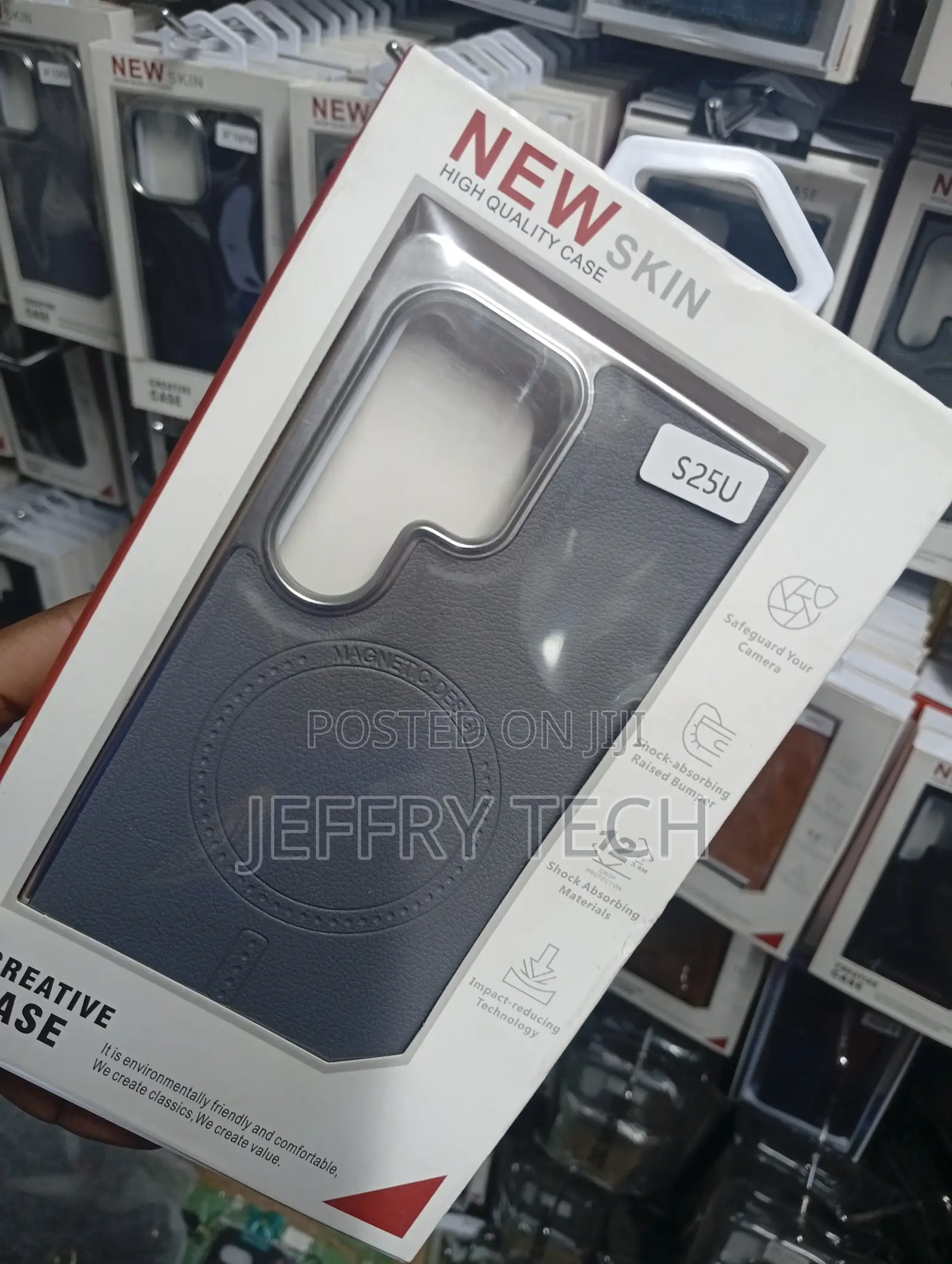New Skin Magnetic Leather Case Is for the Samsung Galaxy S25 Ultra
