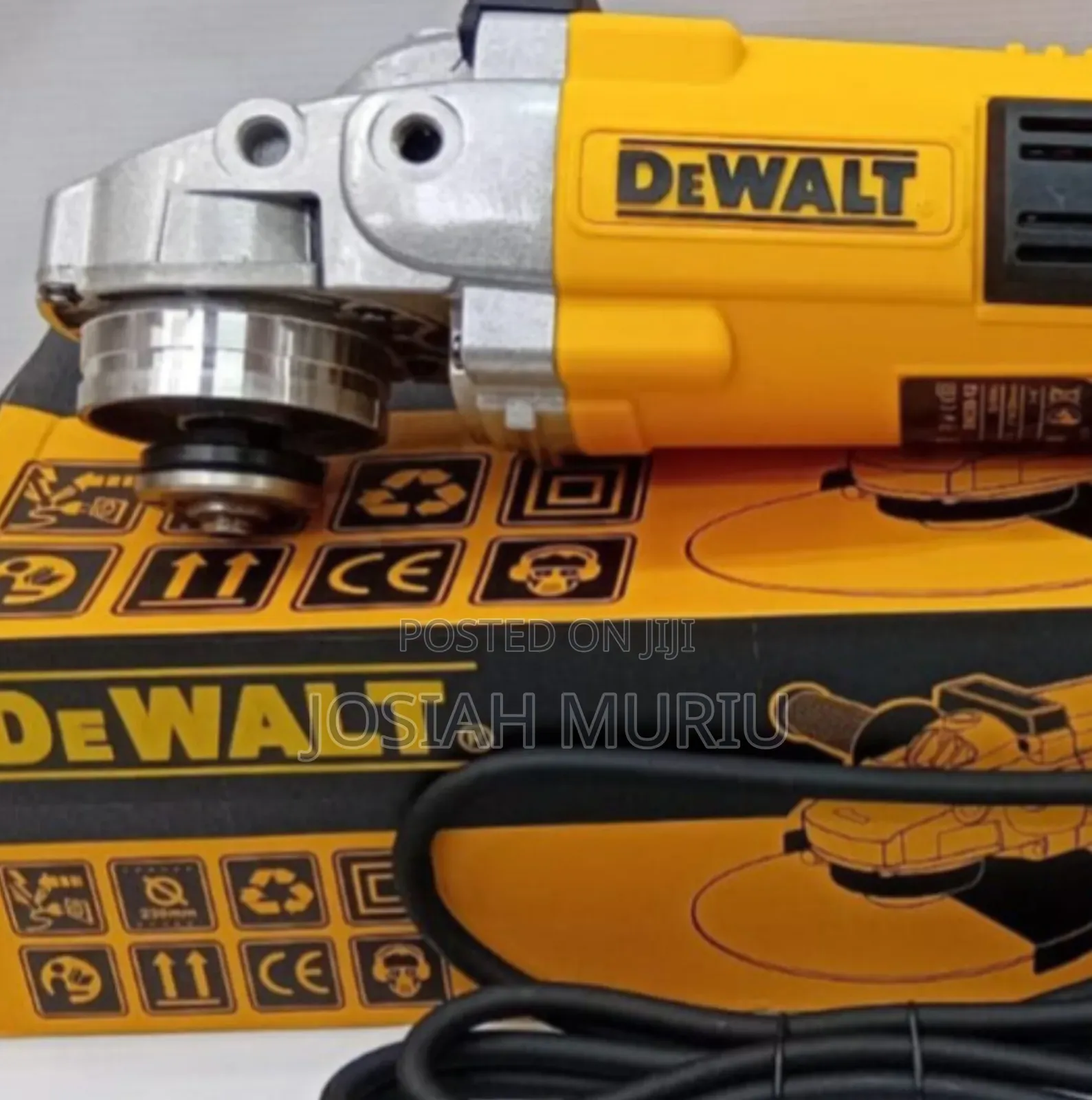 Grinding and Cutting DeWalt 9 Inch Machine
