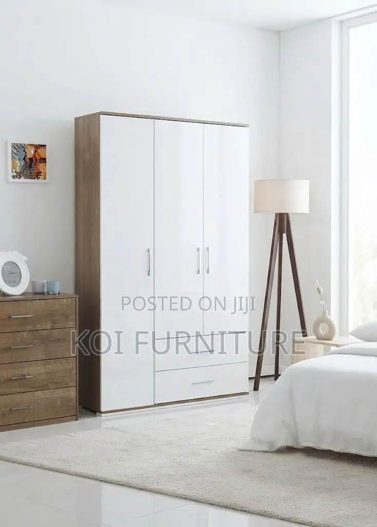 Whitish Home Bedroom Clothes Wardrobe