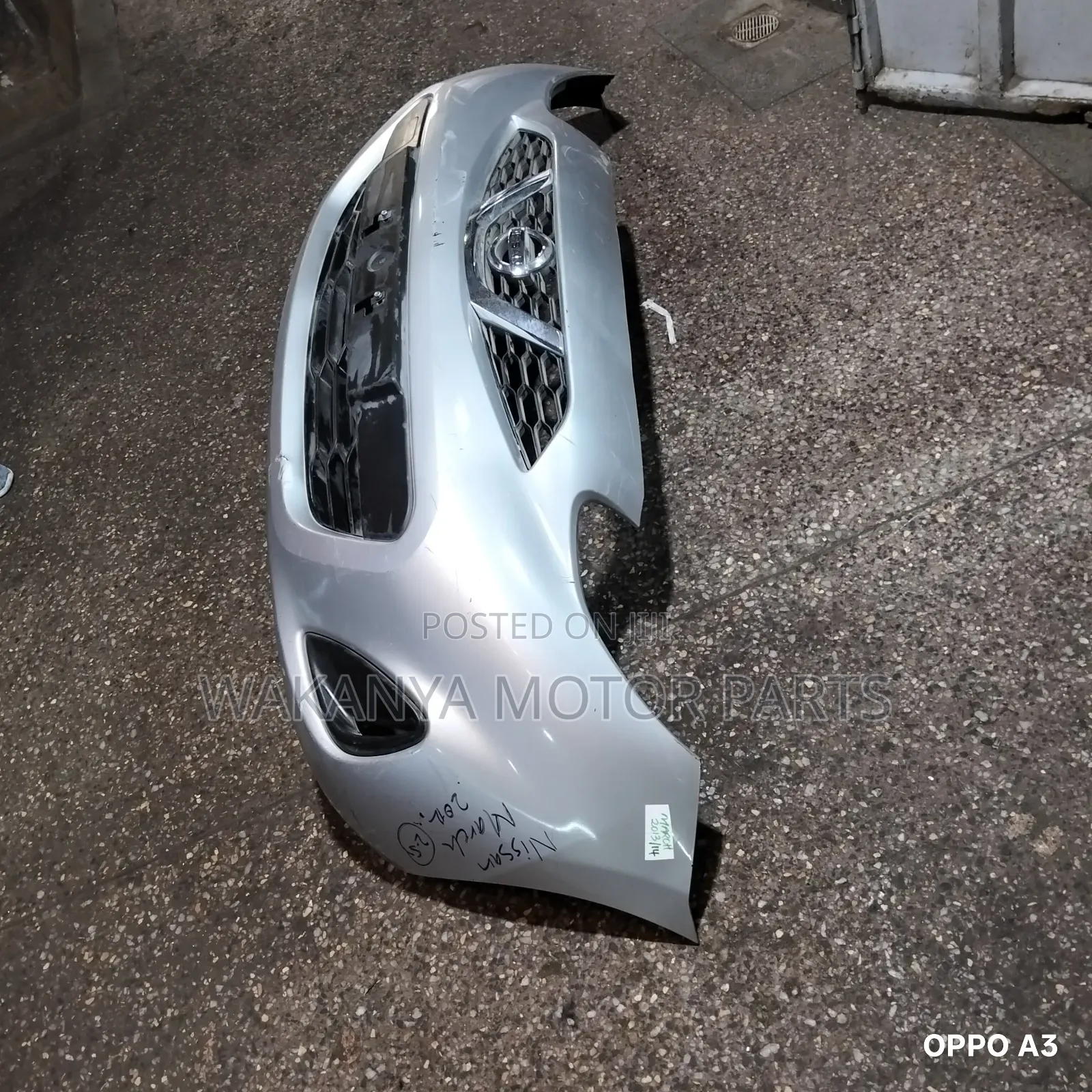 Nissan March New Model 2015 Front Bumper, Clean Ex Japan