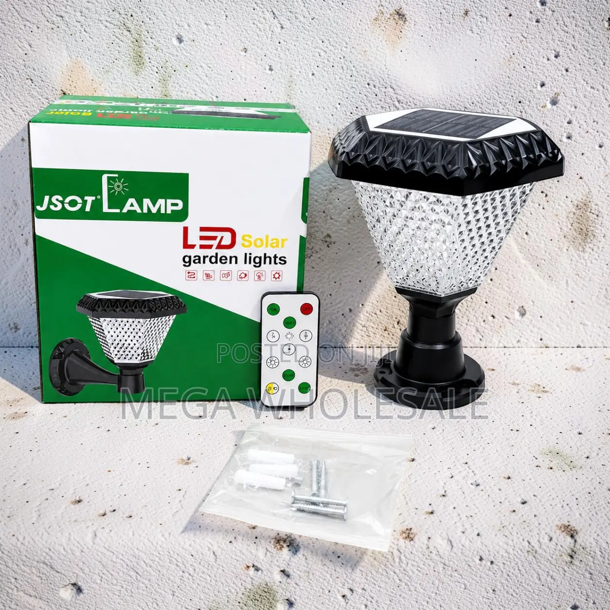 Discounted Prices Auto on Off LED Solar Garden Main GateLight Lamp