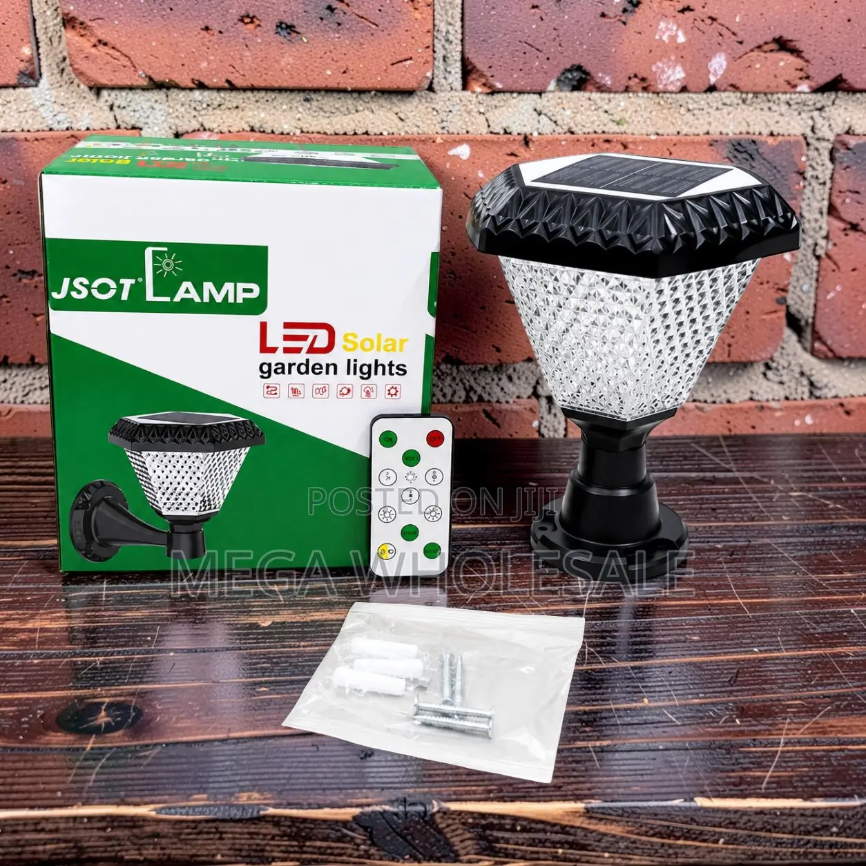 Lowest Prices Solar Powered LED Solar Garden Main GateLight Lamp