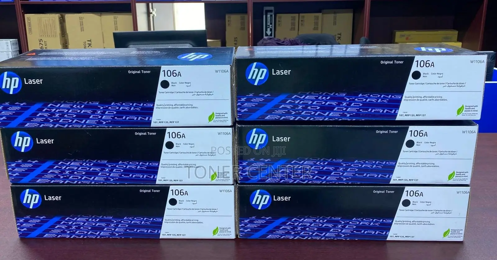 HP 106A Original Black Toner Cartridge (W1106A) – Sharp Clear Prints