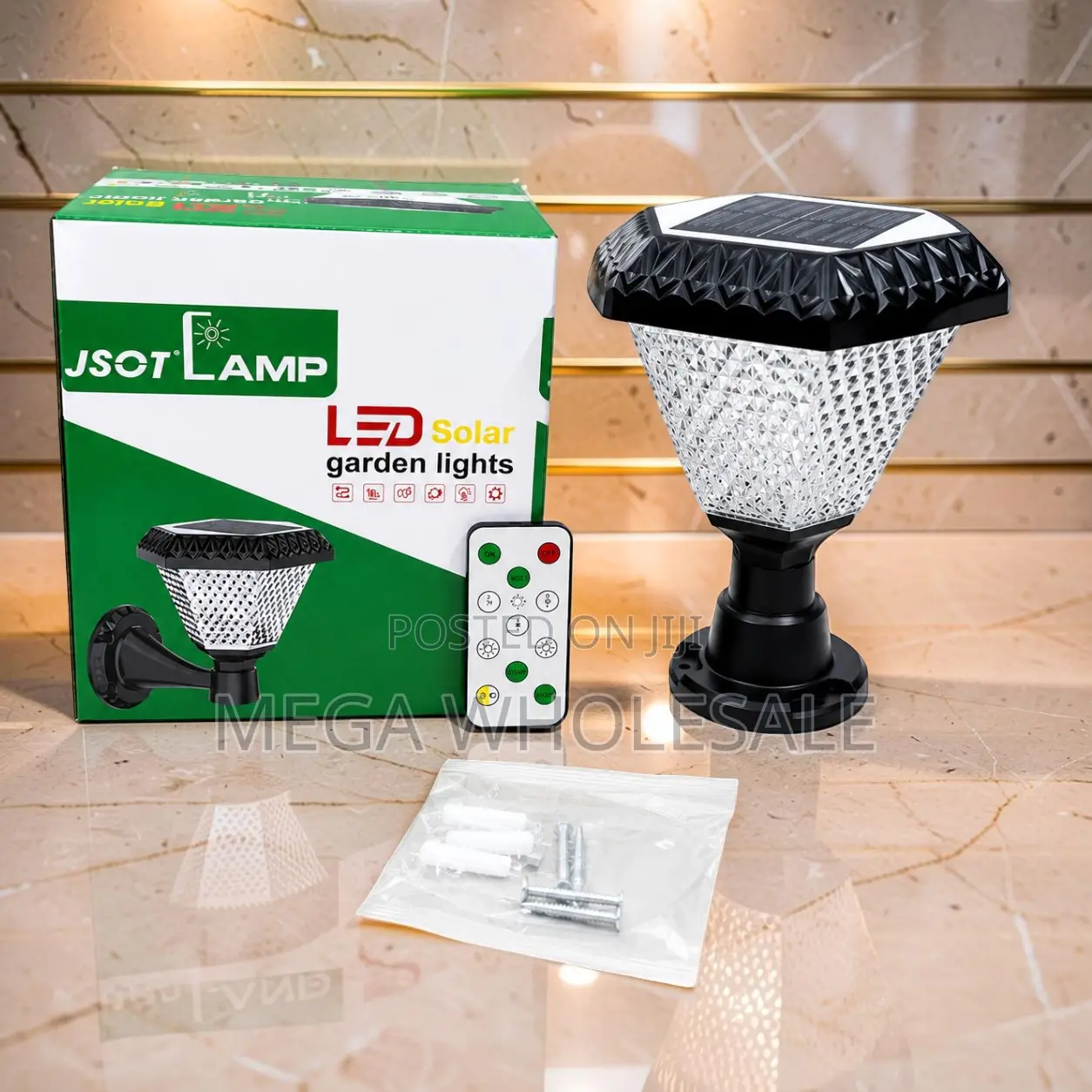 Bulk Prices Weatherproof LED Solar Garden Main GateLight Lamp