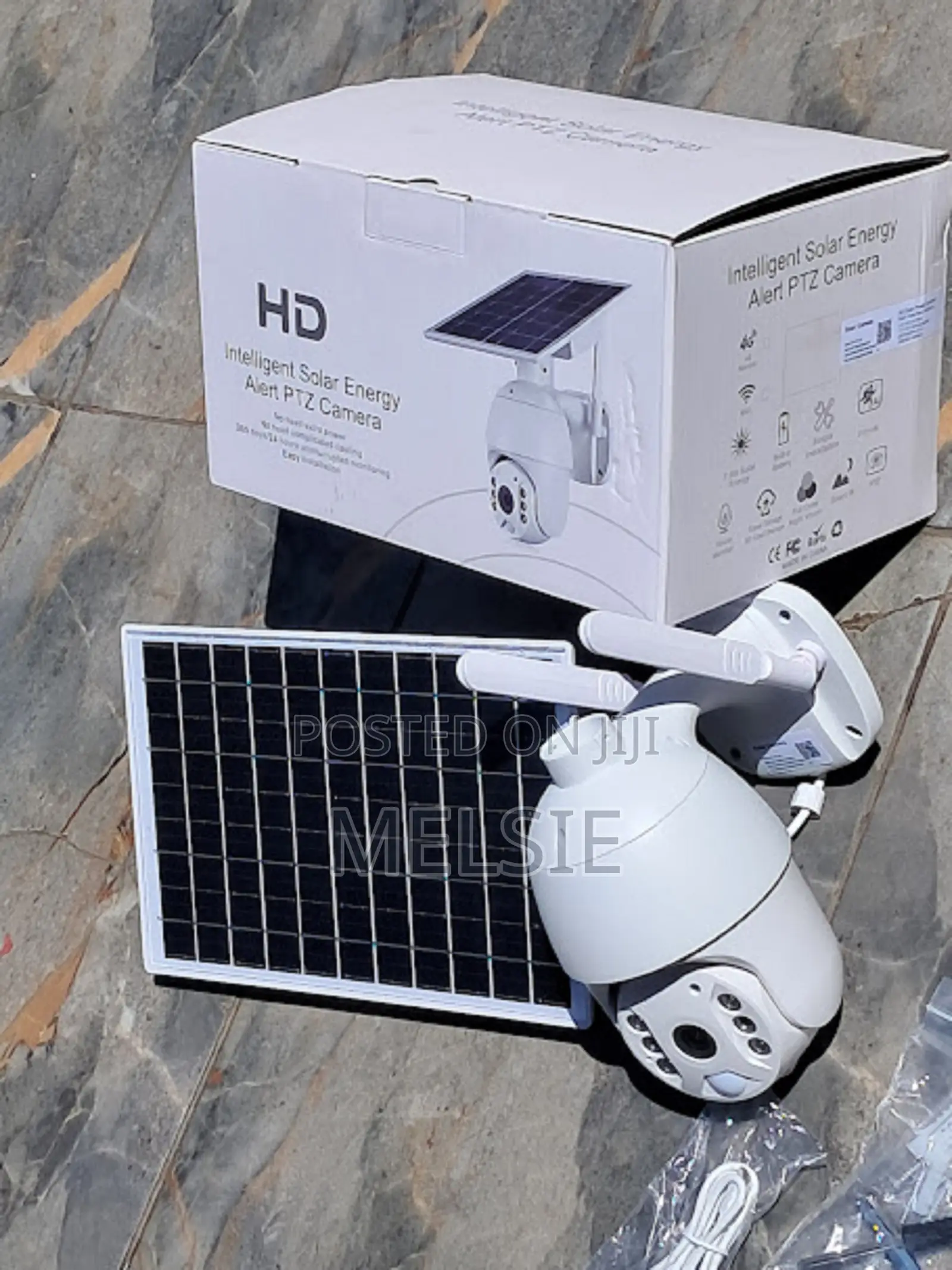 UBOX 4G Outdoor Solar CCTV Camera 4MP PTZ With Motion Detection