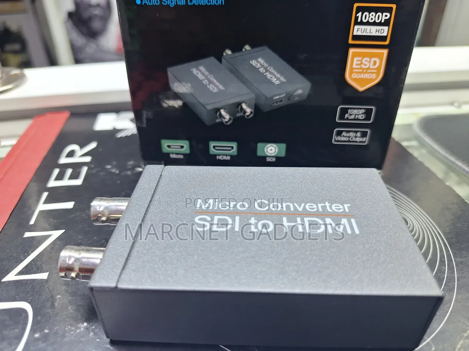 SDI to Hdmi Converter With SDI In, SDI Out and Hdmi Out