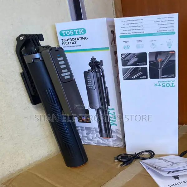 Adjustable Tripod Stand Universal T05 Tk 360° Rotating Selfie Stick