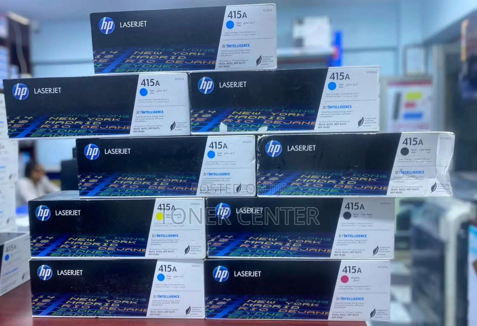 HP 415A Original 4-Colour Toner Set (W2030A–W2033A) – Vibrant Output