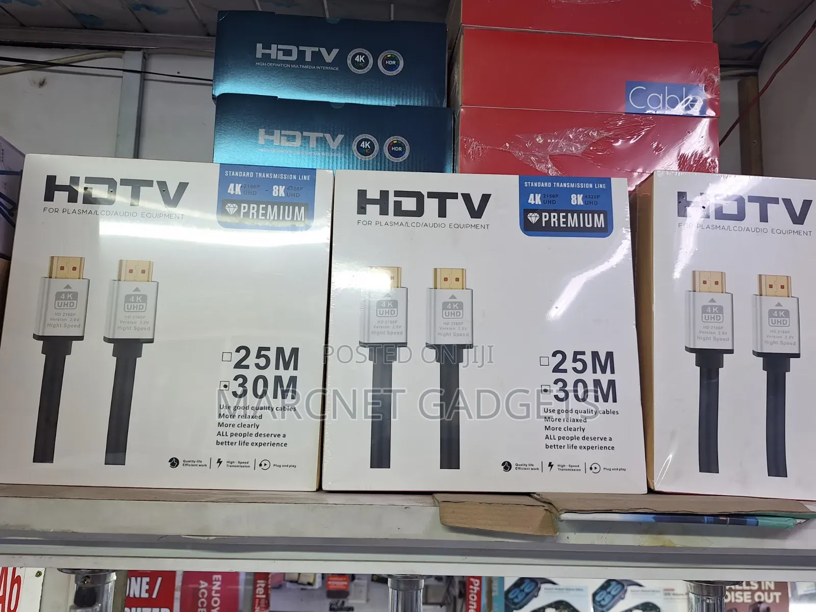 Premium Hdmi to Hdmi Cable 30M Metallic Shields