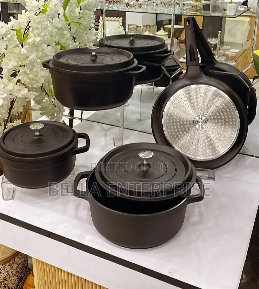 7pcs Aluminium Ceramic Cookware set.Premium High Quality Cookware Set