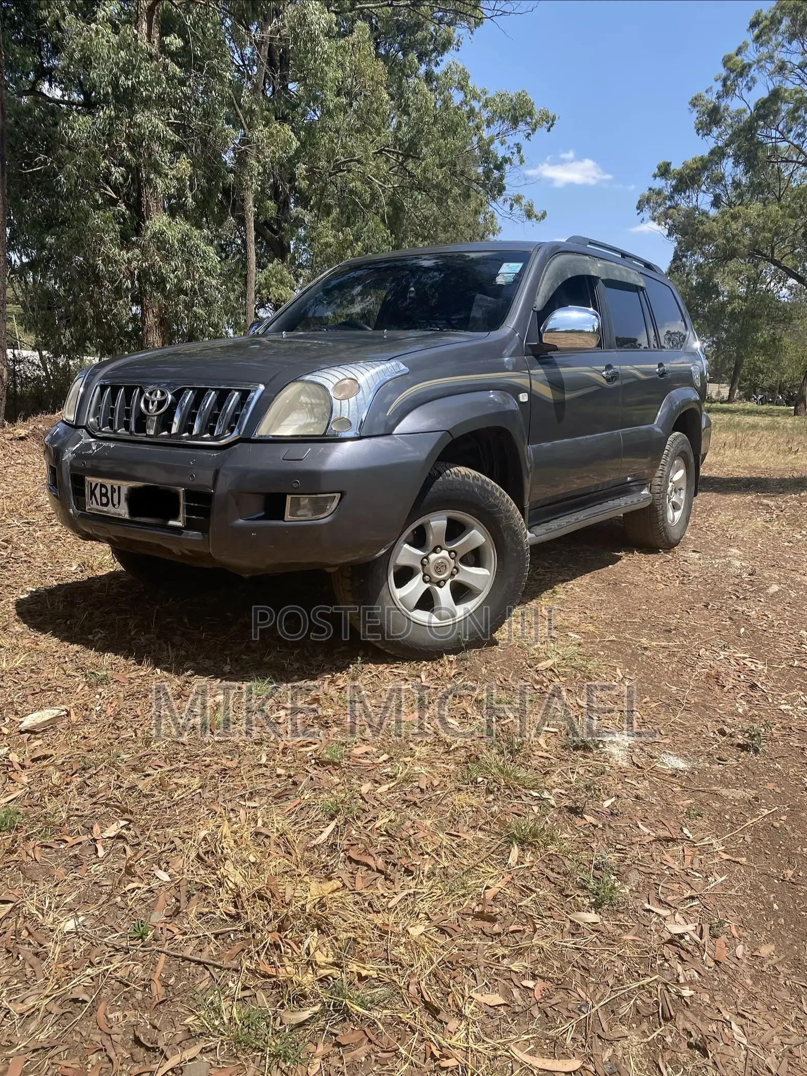 Toyota Land Cruiser Prado 3.0 D-4D 5dr 2005 Gray