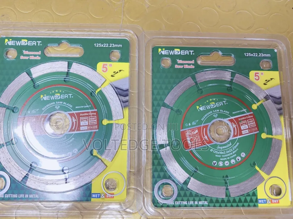 Newbeat 5" Diamond Saw Blade(125mm X 22.23mm)–Wet Dry Cutting Disc