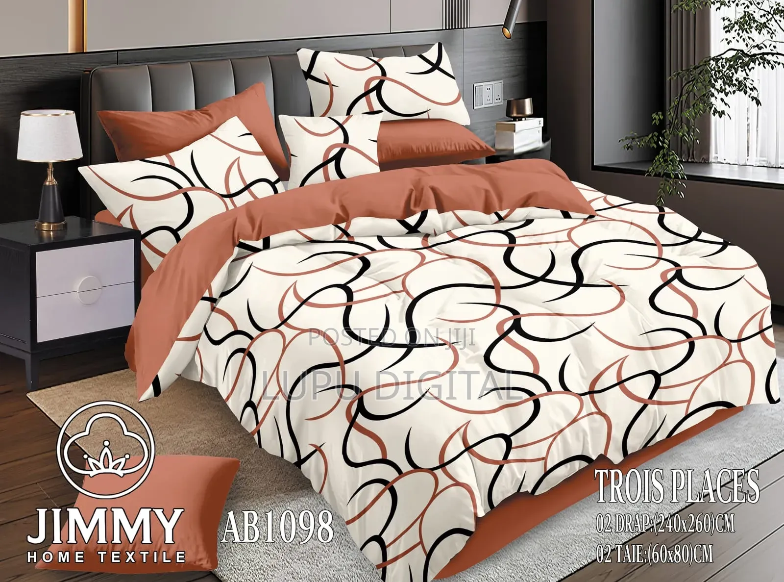 Jimmy 6pc Duvet Cover Set