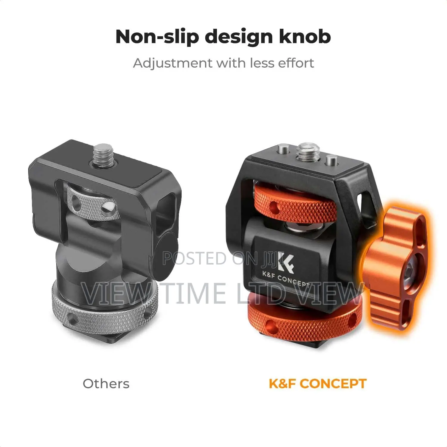 K F Concept MS-42 Swivel and Tilt Monitor Mount With Cold Shoe