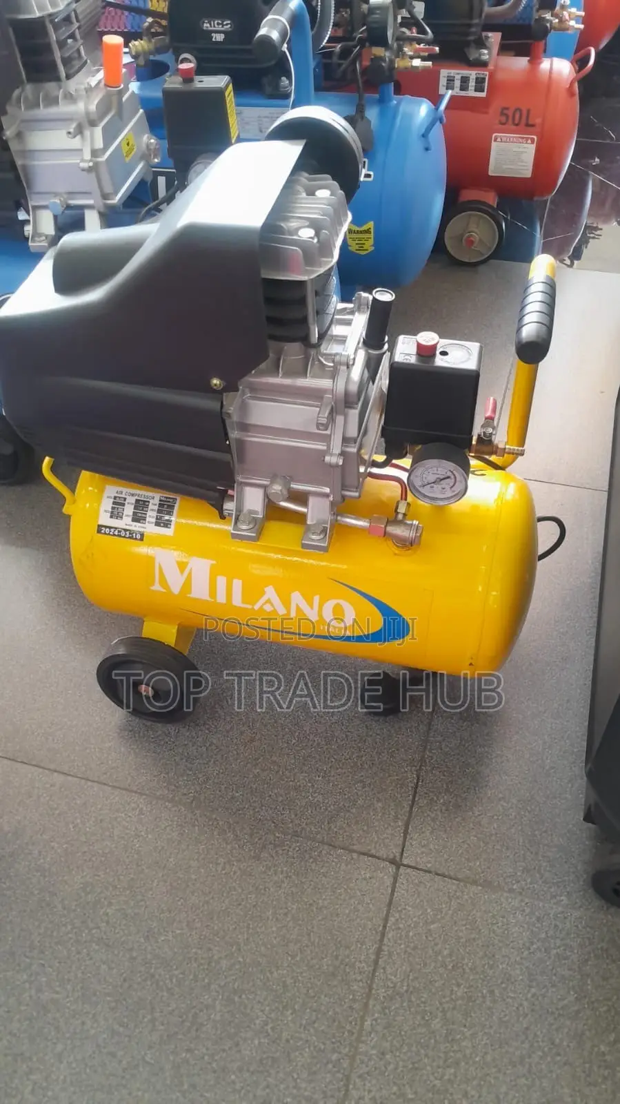 Milano Italia 25L Electric Air Compressor 2.5HP Motor 178l/Min