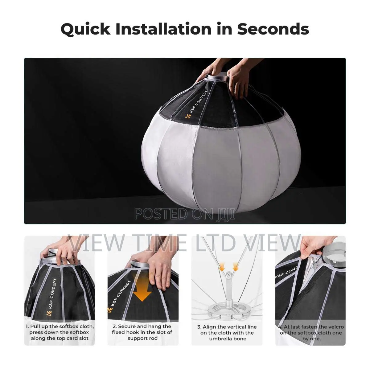 K F Concept 85cm Quick-Release Lantern Softbox – Bowens Mount
