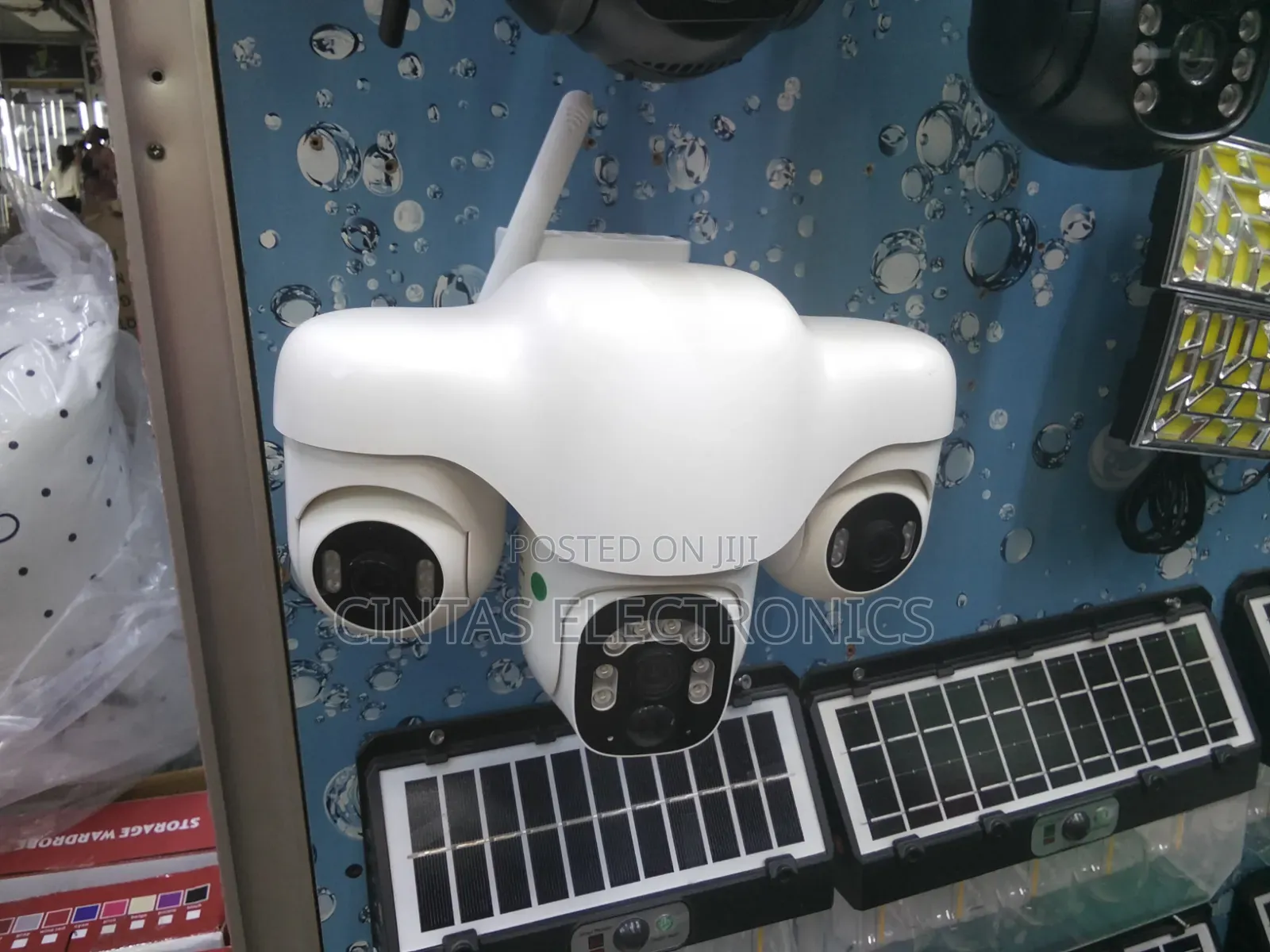Ultra HD PTZ Solar Camera With Triple Lens