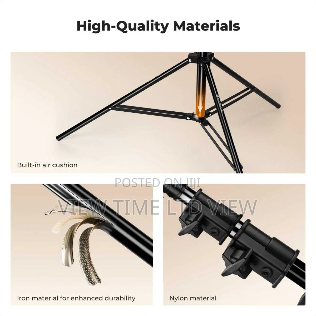 K F Concept 2.8m Air-Cushioned Heavy Duty Light Stand