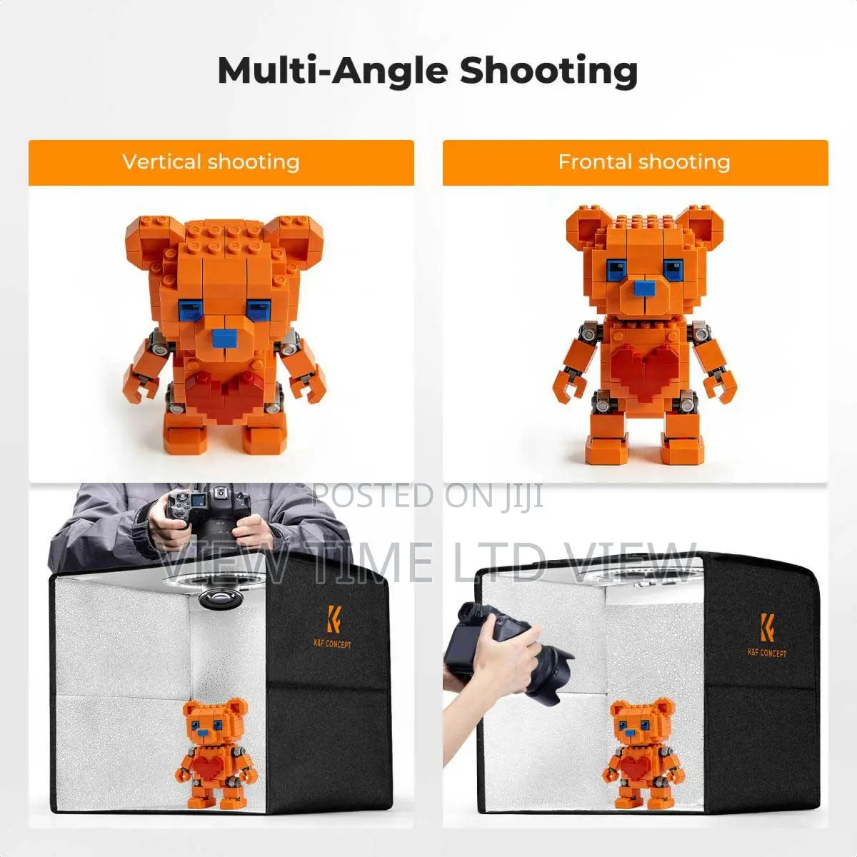 K F Concept 40cm Photography Light Box With 6 Backdrops