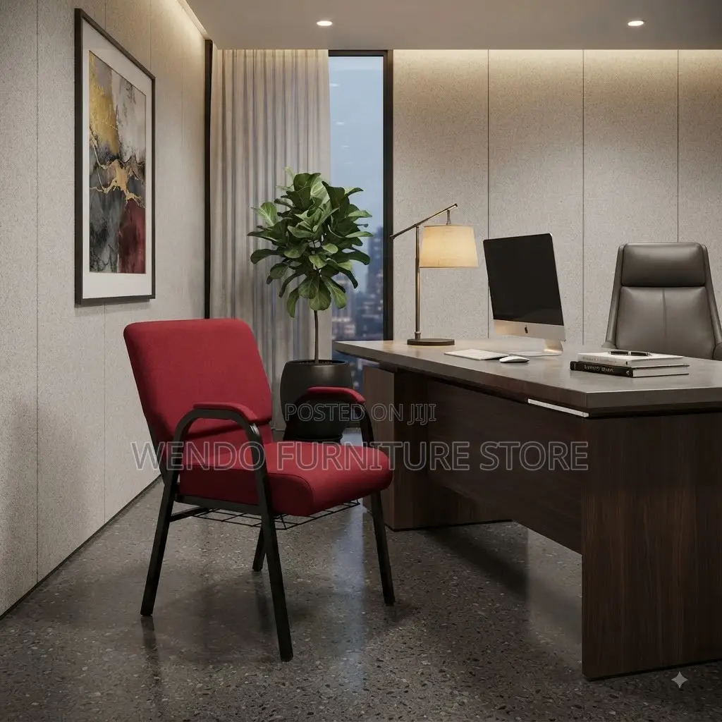 Office Chairs; Mid Back Heavy Leather Church Chairs