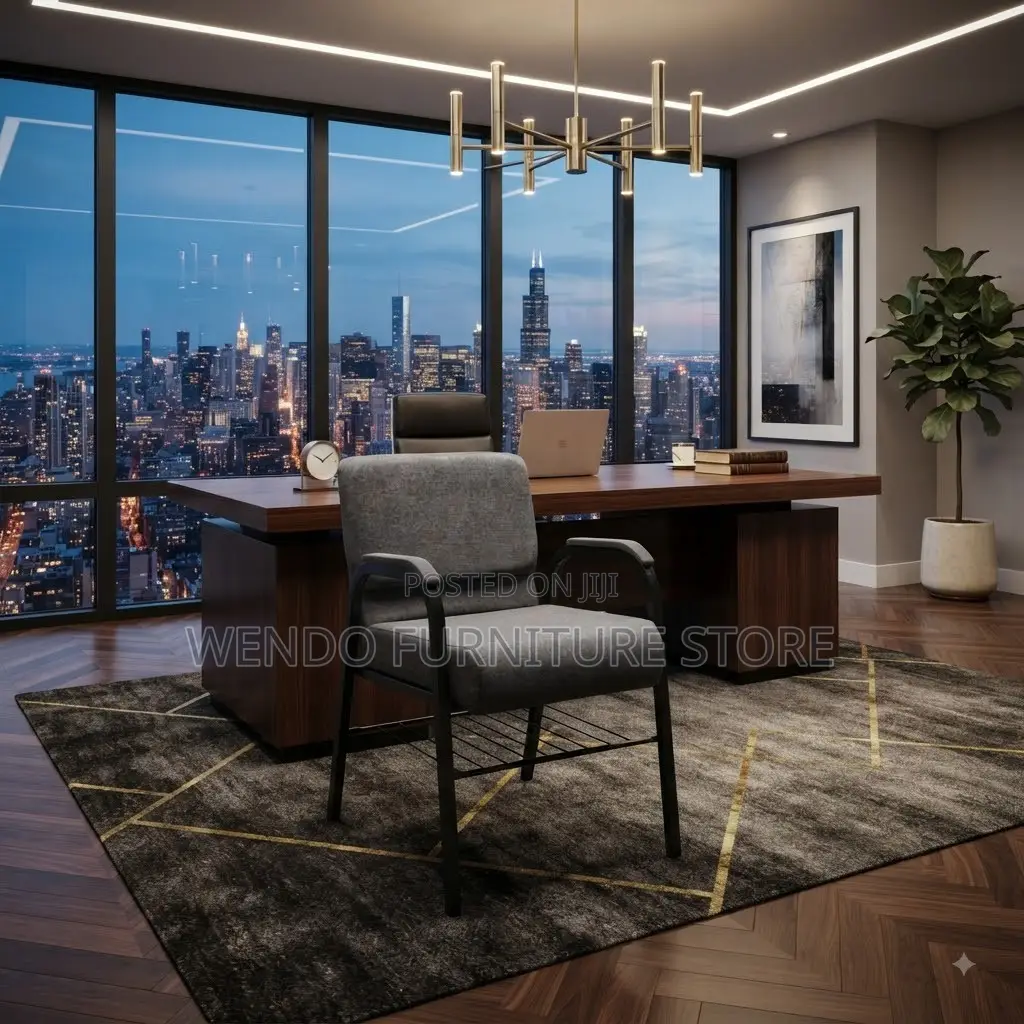 Office Chairs; Mid Back Heavy Leather Church Chairs