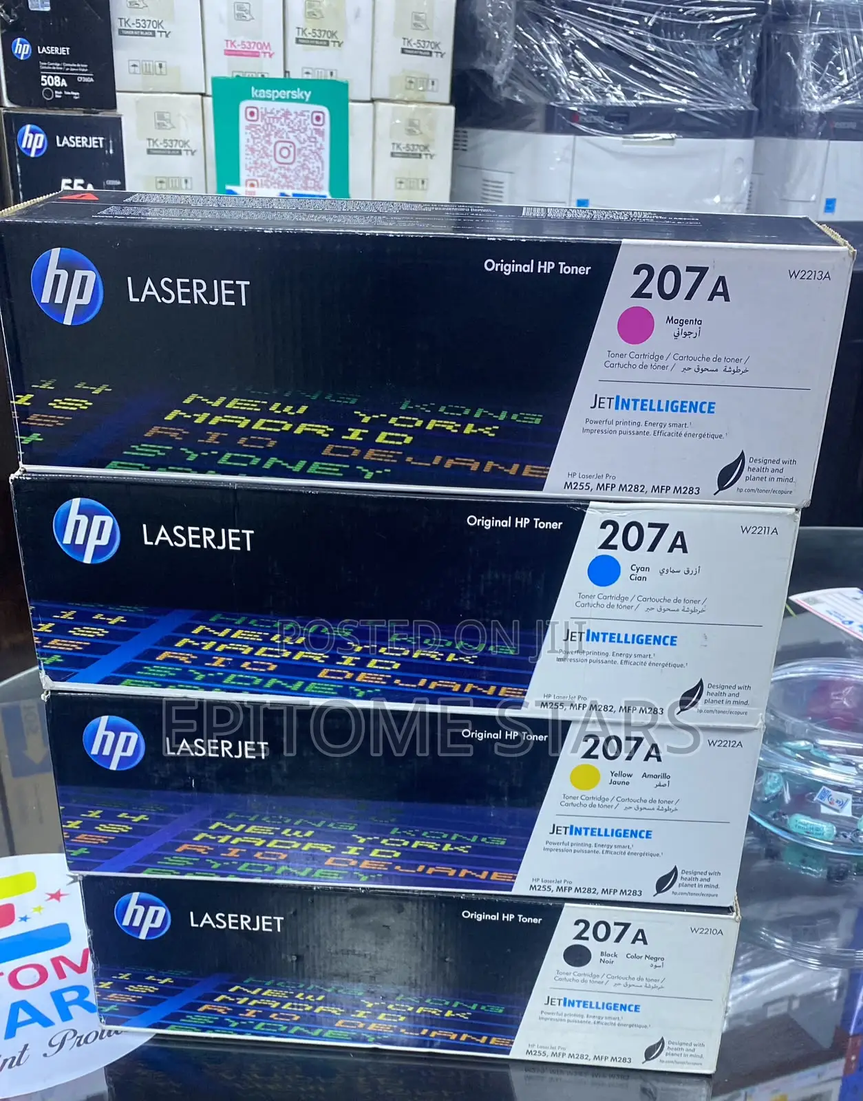 HP 207A High-Quality Toner Cartridge (W2210A–W2213A)