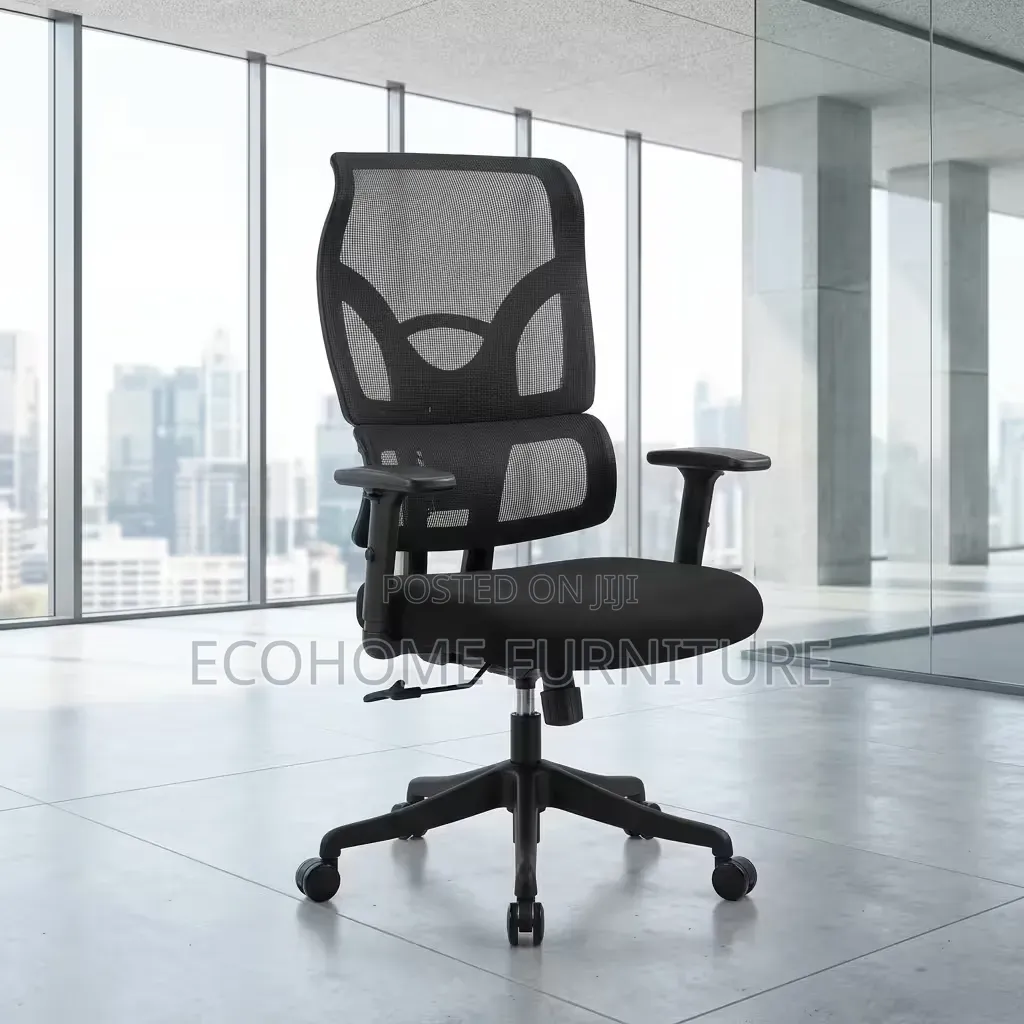 Office Chair Ergonomic Mesh With Adjustable Arms
